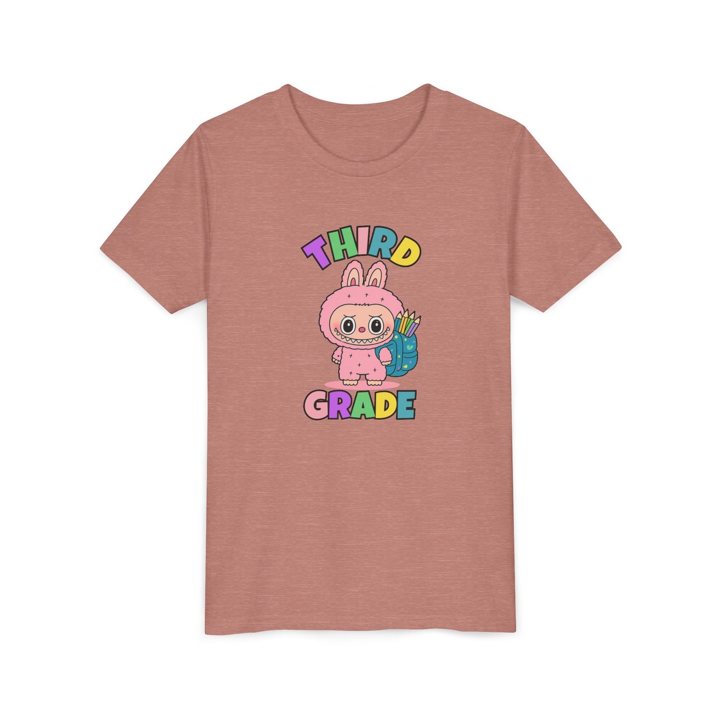 Personalized Back to School Shirt Labubu Grade Tee Birthday Gift Cute School T-shirt