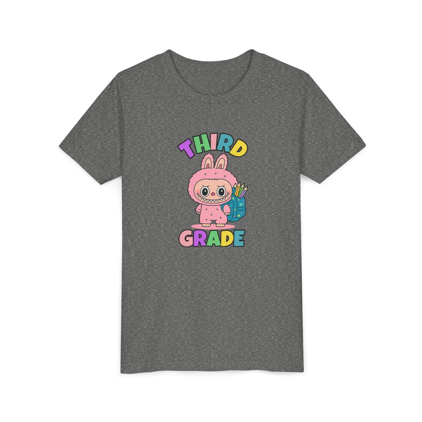 Personalized Back to School Shirt Labubu Grade Tee Birthday Gift Cute School T-shirt