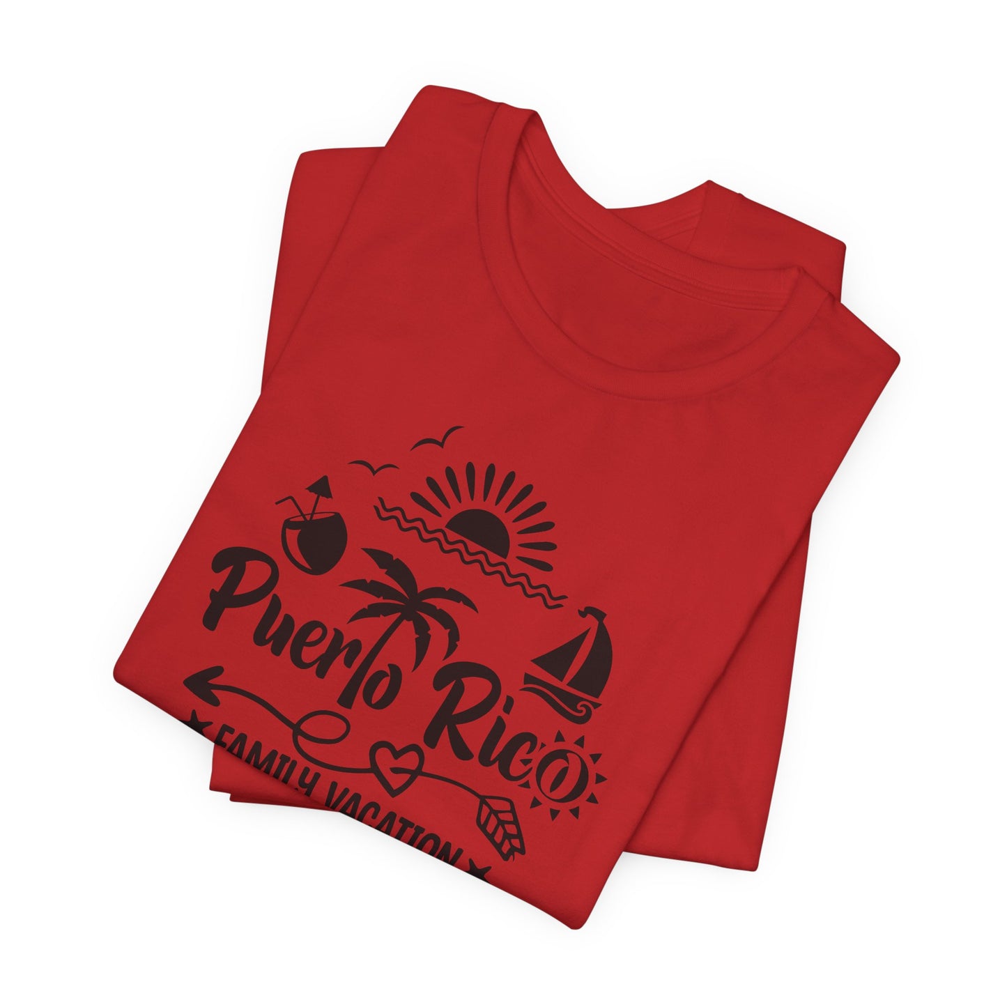 Custom Puerto Rico Family Vacation T-Shirt, 2025 Puerto Rican Vacation, Family Trip Shirt, Vacation Shirt, Family Matching, Family Reunion, Group Vacation Shirt