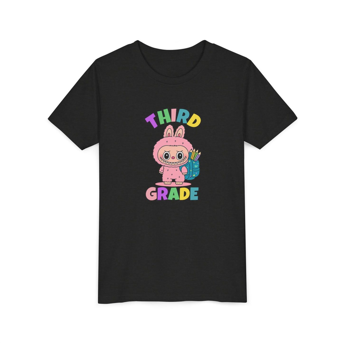 Personalized Back to School Shirt Labubu Grade Tee Birthday Gift Cute School T-shirt