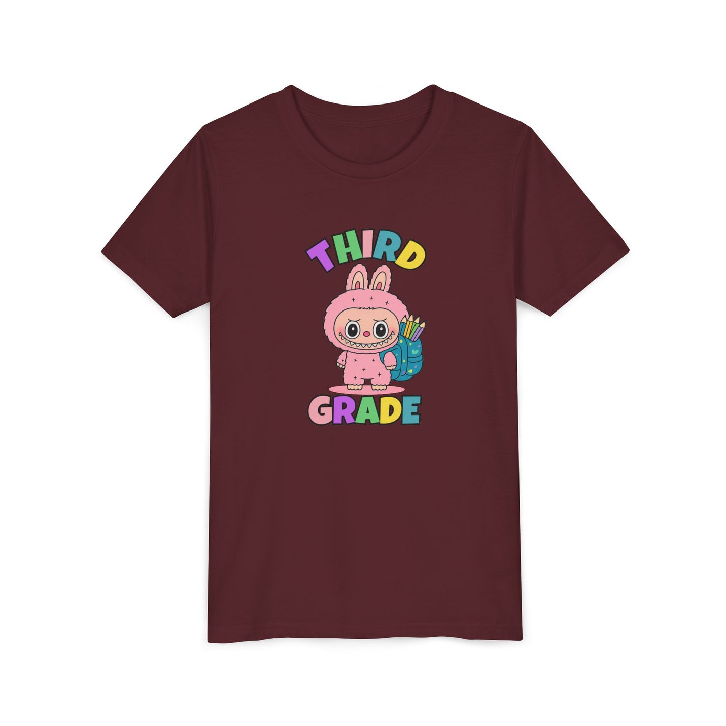 Personalized Back to School Shirt Labubu Grade Tee Birthday Gift Cute School T-shirt