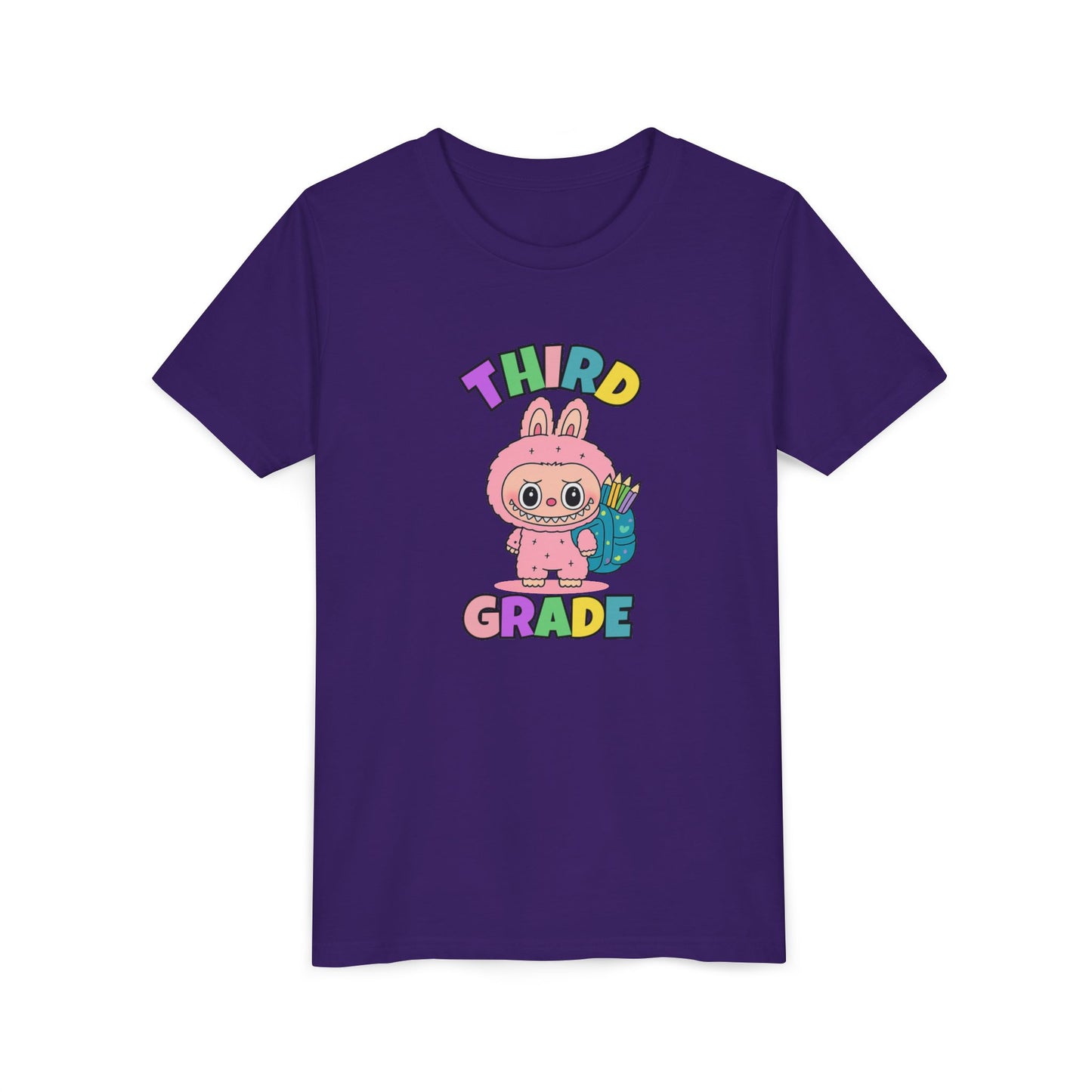 Personalized Back to School Shirt Labubu Grade Tee Birthday Gift Cute School T-shirt