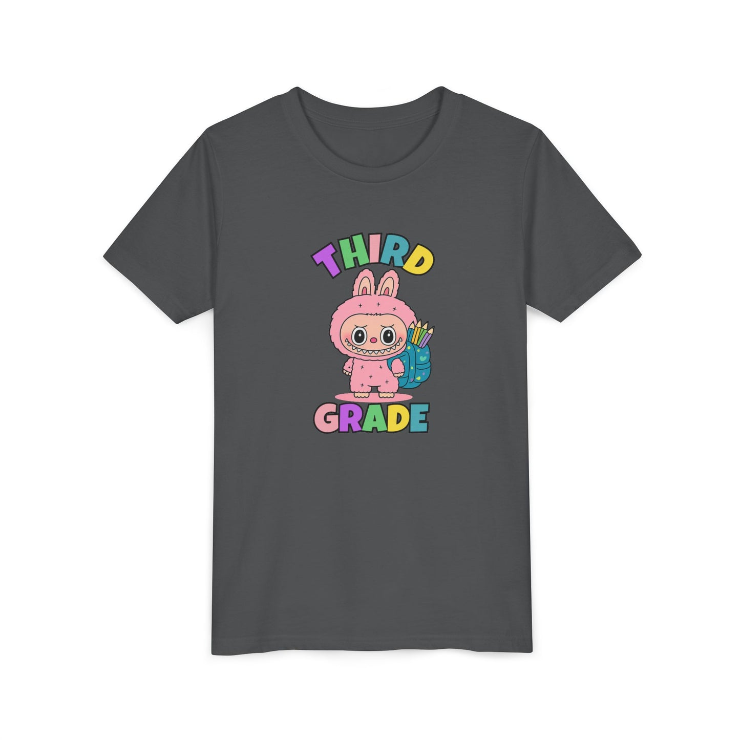 Personalized Back to School Shirt Labubu Grade Tee Birthday Gift Cute School T-shirt