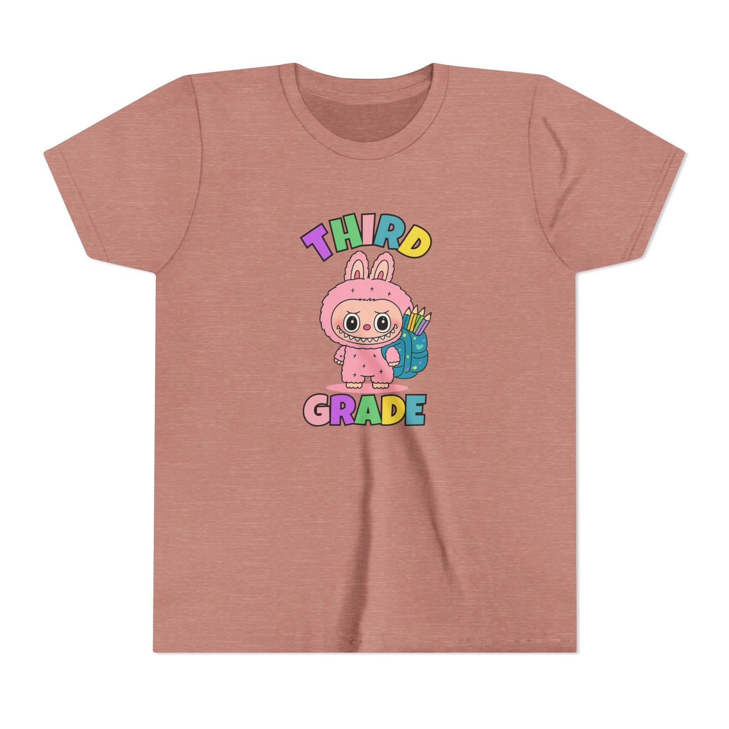 Personalized Back to School Shirt Labubu Grade Tee Birthday Gift Cute School T-shirt