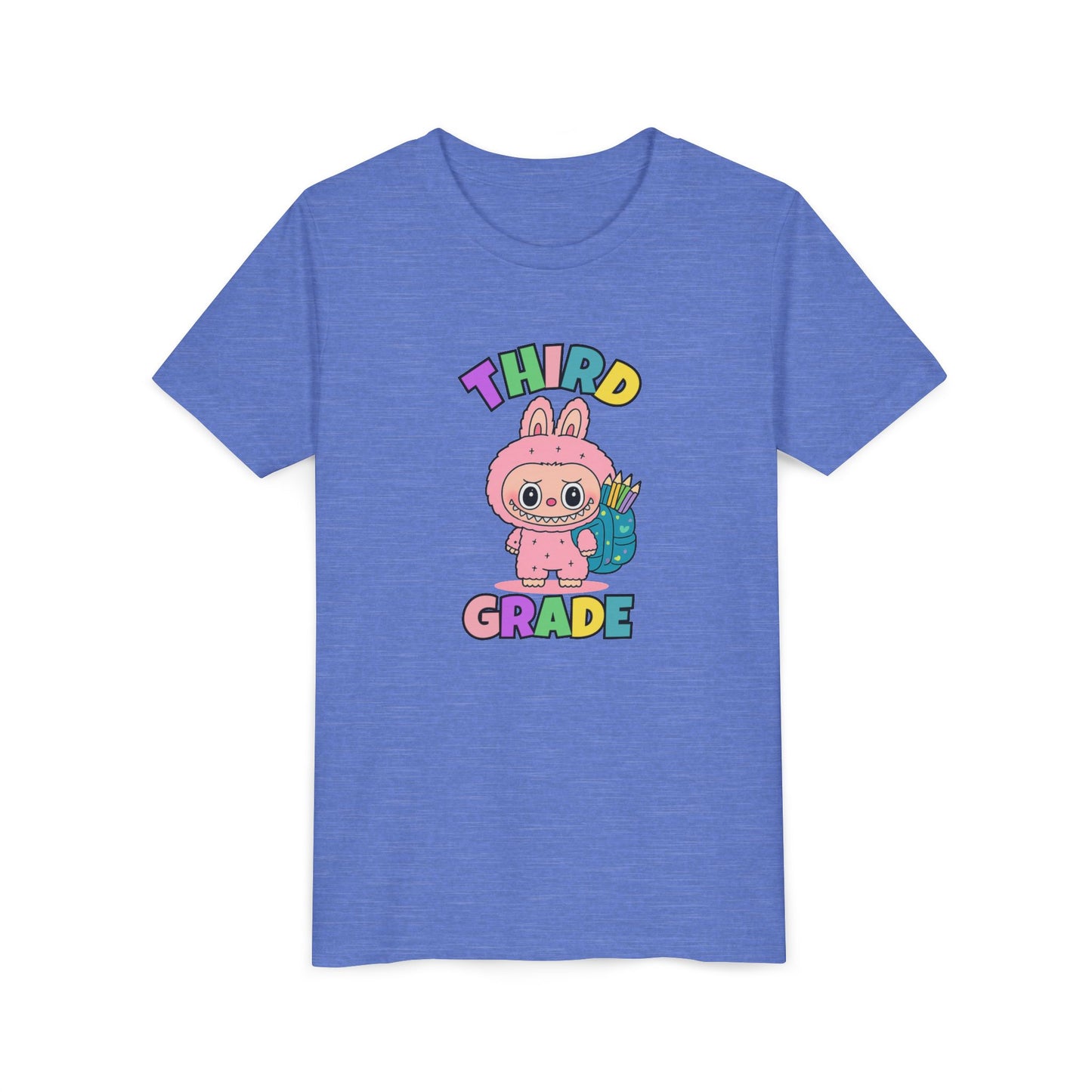 Personalized Back to School Shirt Labubu Grade Tee Birthday Gift Cute School T-shirt