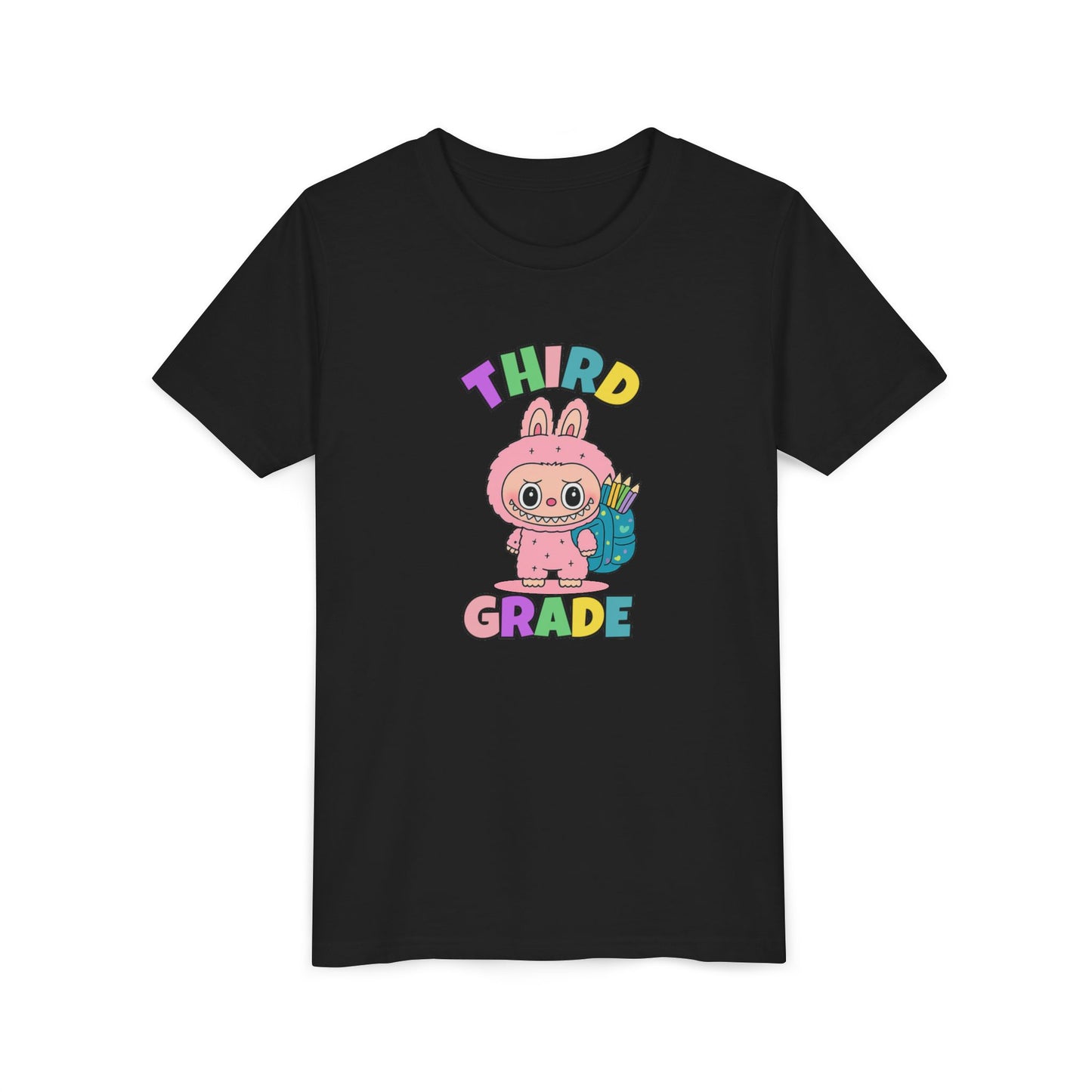 Personalized Back to School Shirt Labubu Grade Tee Birthday Gift Cute School T-shirt