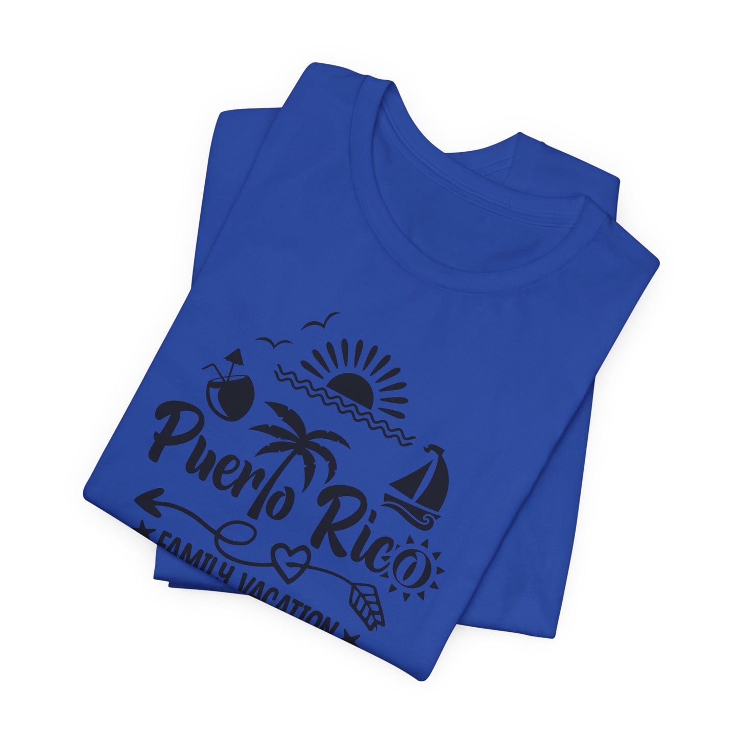 Custom Puerto Rico Family Vacation T-Shirt, 2025 Puerto Rican Vacation, Family Trip Shirt, Vacation Shirt, Family Matching, Family Reunion, Group Vacation Shirt