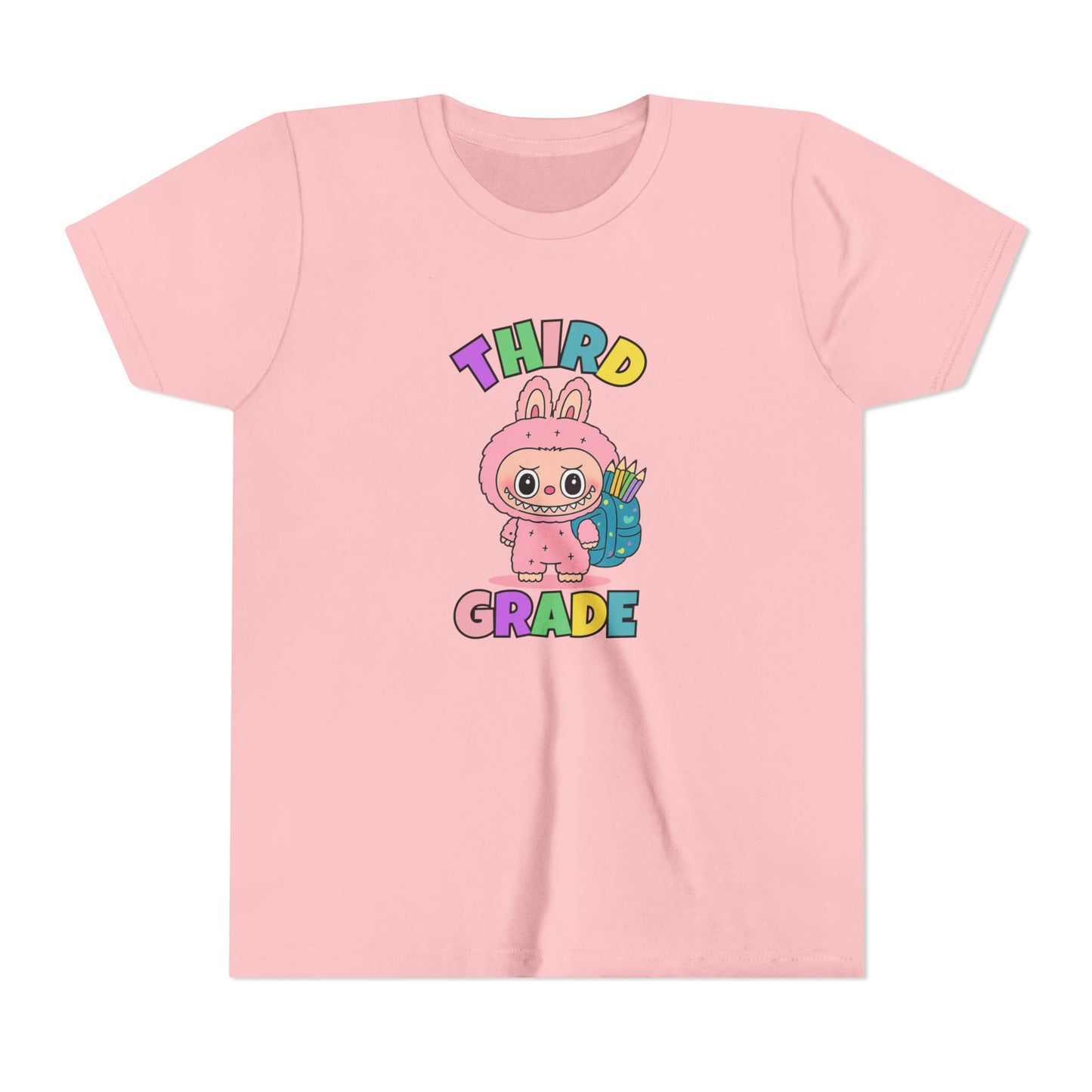Personalized Back to School Shirt Labubu Grade Tee Birthday Gift Cute School T-shirt