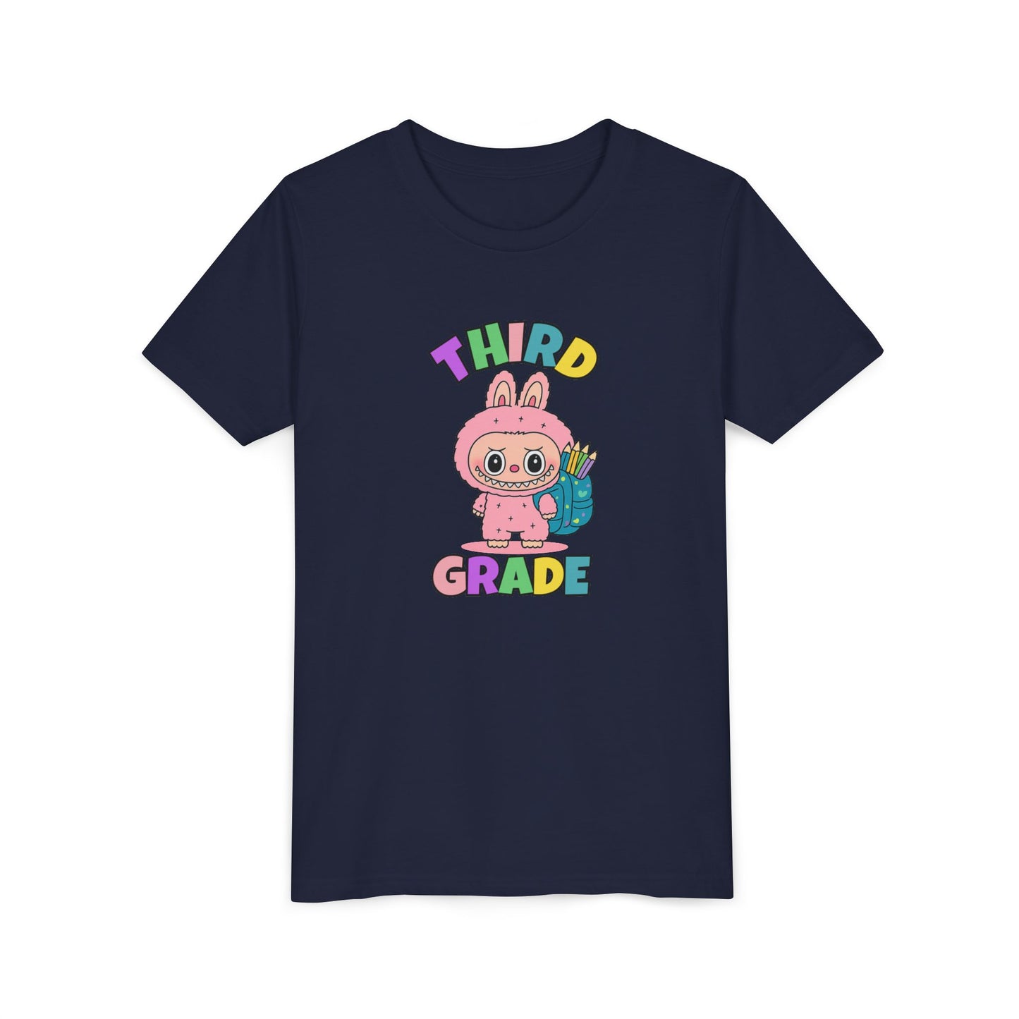 Personalized Back to School Shirt Labubu Grade Tee Birthday Gift Cute School T-shirt