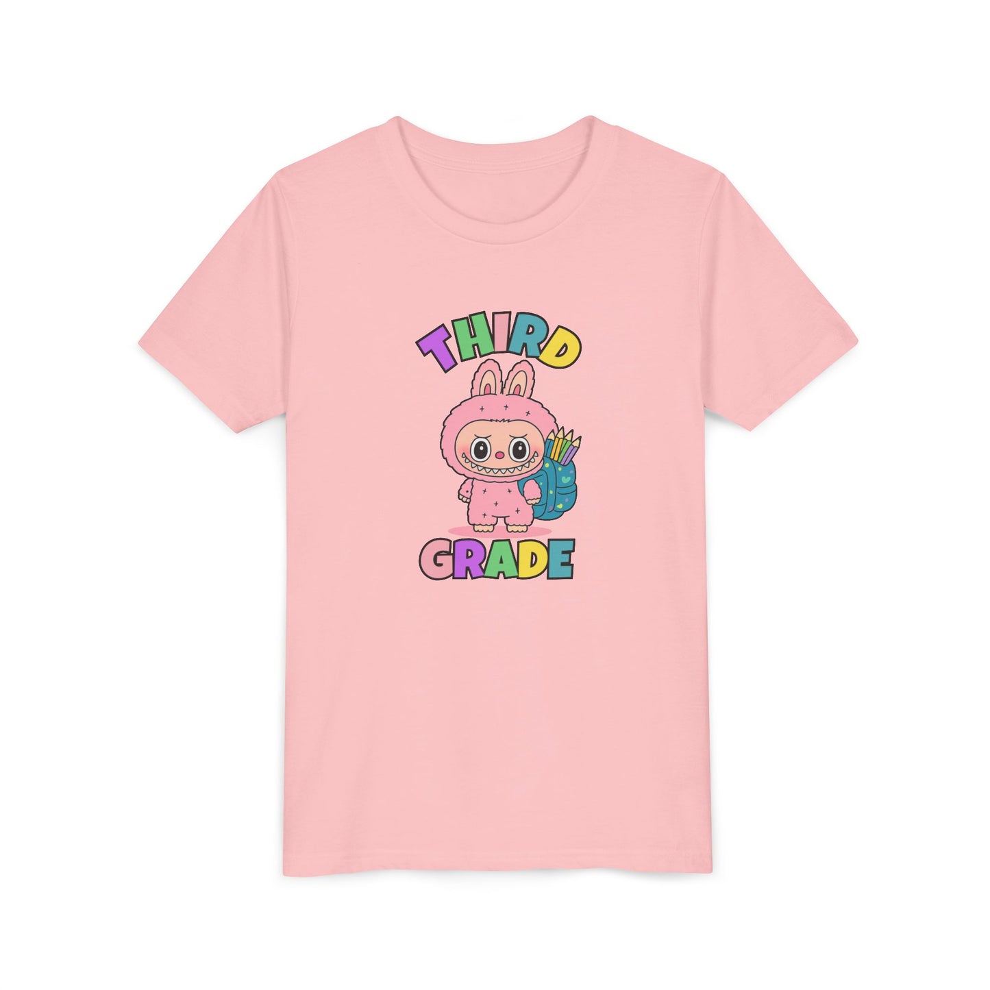 Personalized Back to School Shirt Labubu Grade Tee Birthday Gift Cute School T-shirt