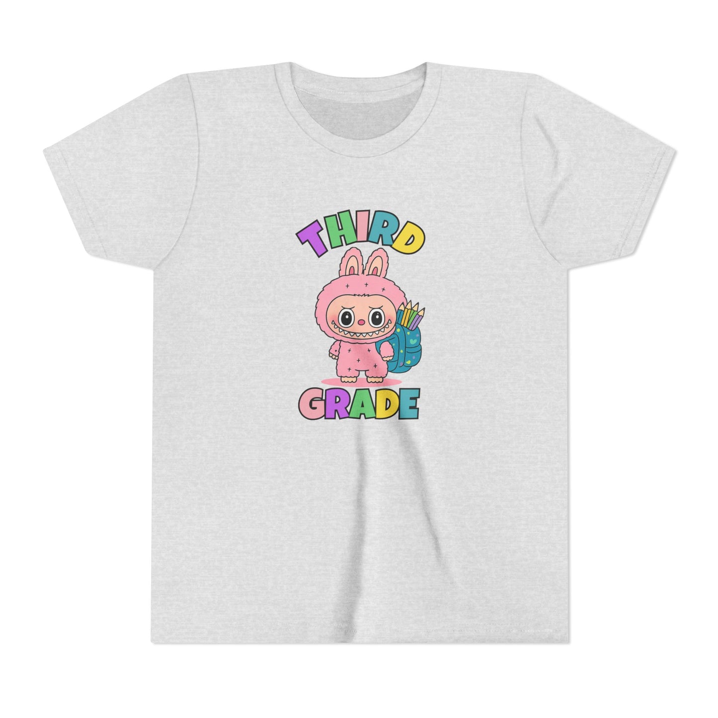 Personalized Back to School Shirt Labubu Grade Tee Birthday Gift Cute School T-shirt