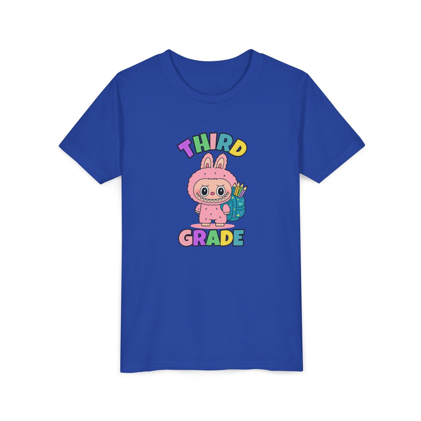 Personalized Back to School Shirt Labubu Grade Tee Birthday Gift Cute School T-shirt