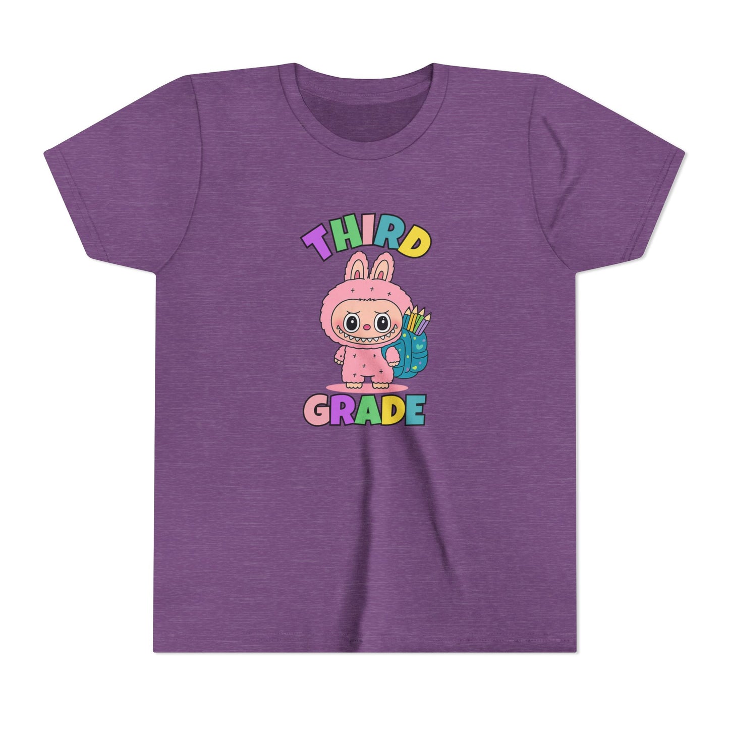 Personalized Back to School Shirt Labubu Grade Tee Birthday Gift Cute School T-shirt