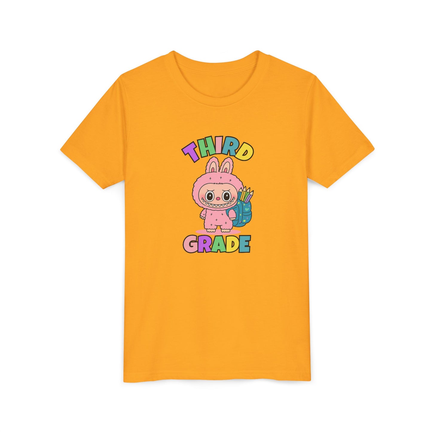 Personalized Back to School Shirt Labubu Grade Tee Birthday Gift Cute School T-shirt