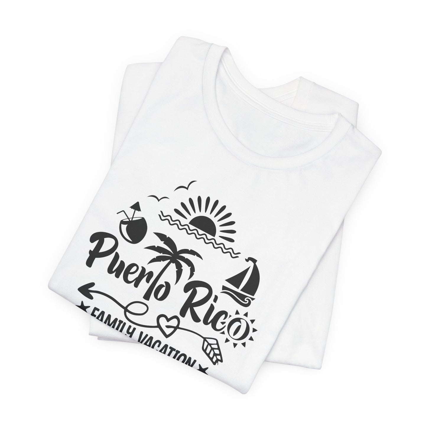 Custom Puerto Rico Family Vacation T-Shirt, 2025 Puerto Rican Vacation, Family Trip Shirt, Vacation Shirt, Family Matching, Family Reunion, Group Vacation Shirt