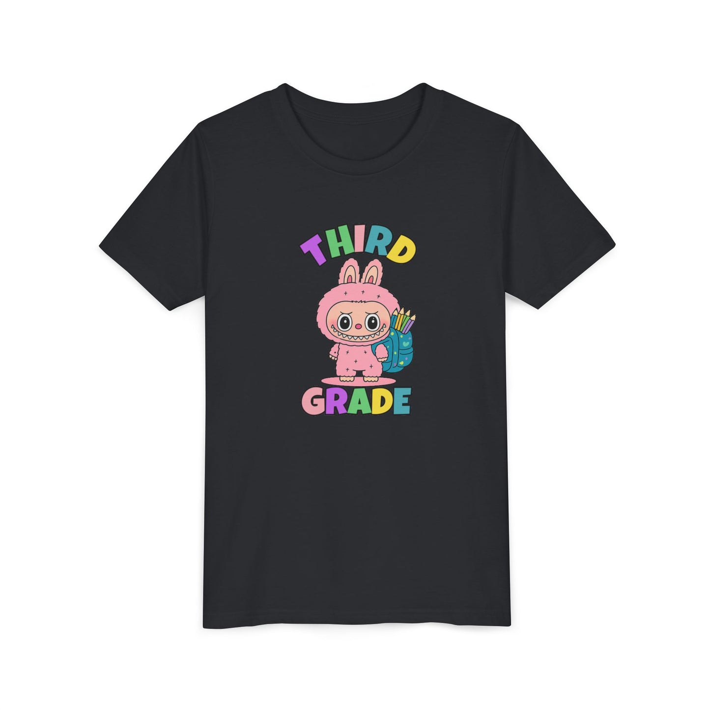 Personalized Back to School Shirt Labubu Grade Tee Birthday Gift Cute School T-shirt
