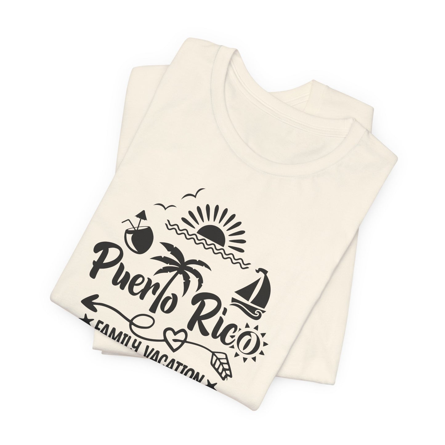 Custom Puerto Rico Family Vacation T-Shirt, 2025 Puerto Rican Vacation, Family Trip Shirt, Vacation Shirt, Family Matching, Family Reunion, Group Vacation Shirt