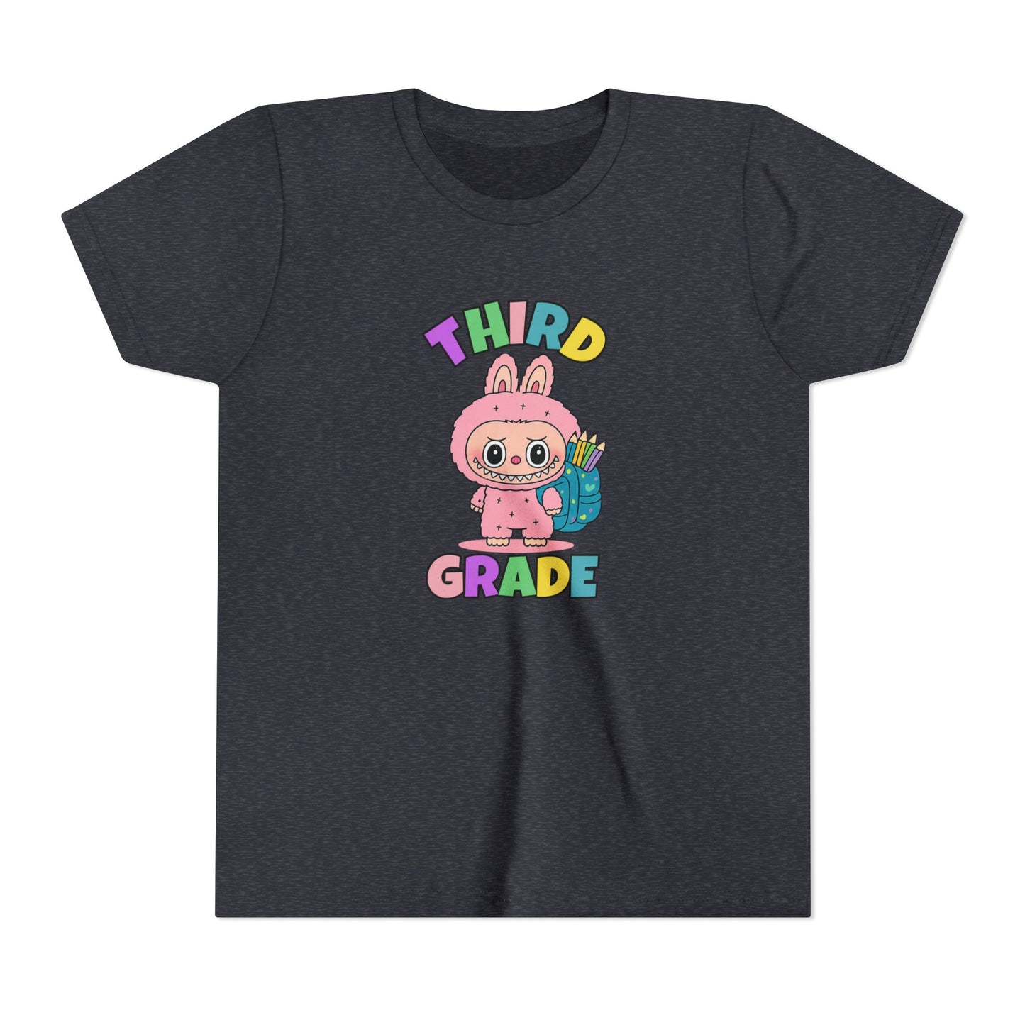 Personalized Back to School Shirt Labubu Grade Tee Birthday Gift Cute School T-shirt