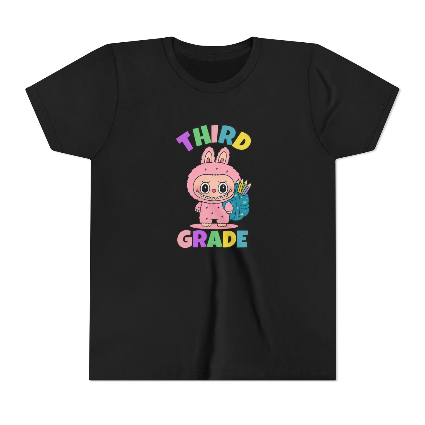 Personalized Back to School Shirt Labubu Grade Tee Birthday Gift Cute School T-shirt