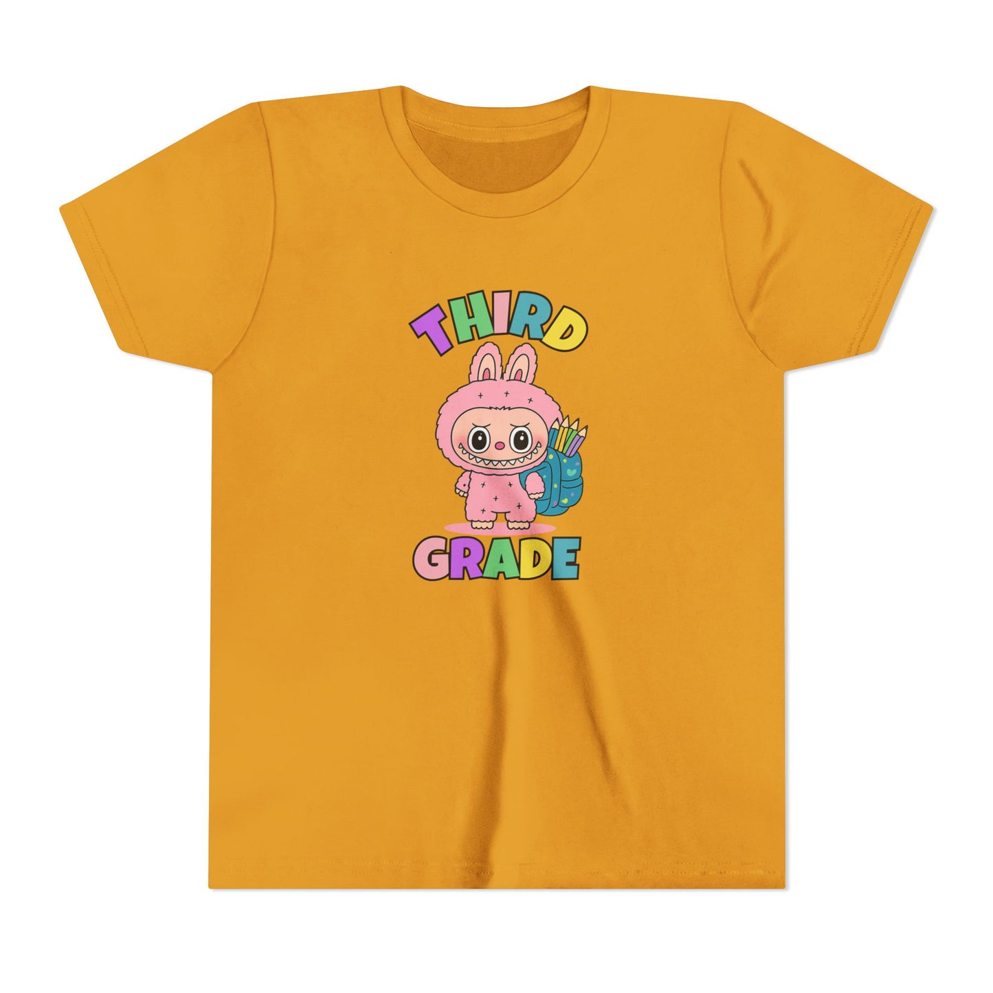 Personalized Back to School Shirt Labubu Grade Tee Birthday Gift Cute School T-shirt