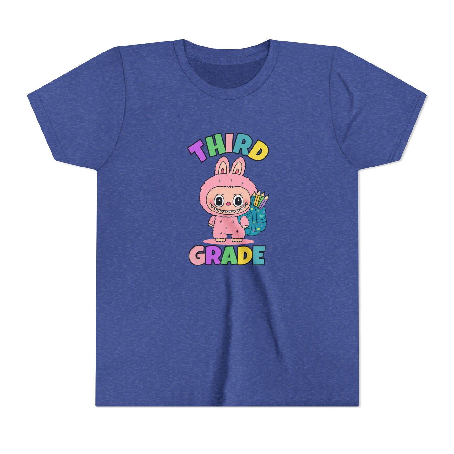 Personalized Back to School Shirt Labubu Grade Tee Birthday Gift Cute School T-shirt