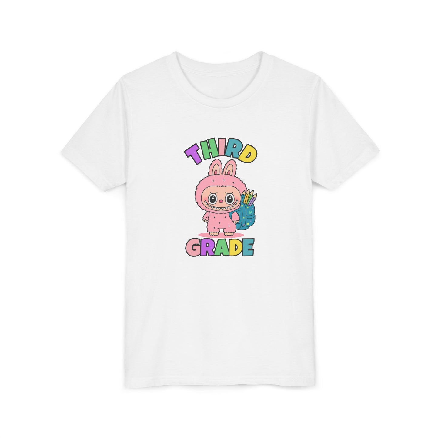 Personalized Back to School Shirt Labubu Grade Tee Birthday Gift Cute School T-shirt