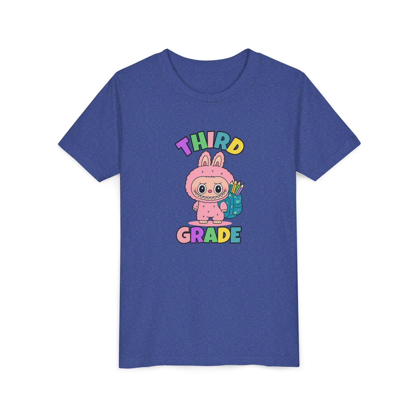 Personalized Back to School Shirt Labubu Grade Tee Birthday Gift Cute School T-shirt
