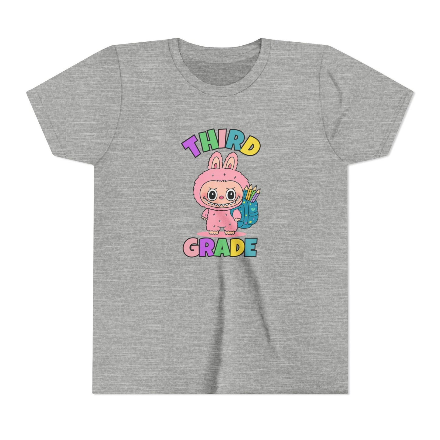 Personalized Back to School Shirt Labubu Grade Tee Birthday Gift Cute School T-shirt