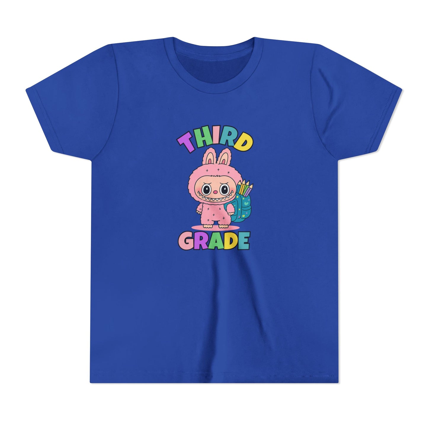 Personalized Back to School Shirt Labubu Grade Tee Birthday Gift Cute School T-shirt