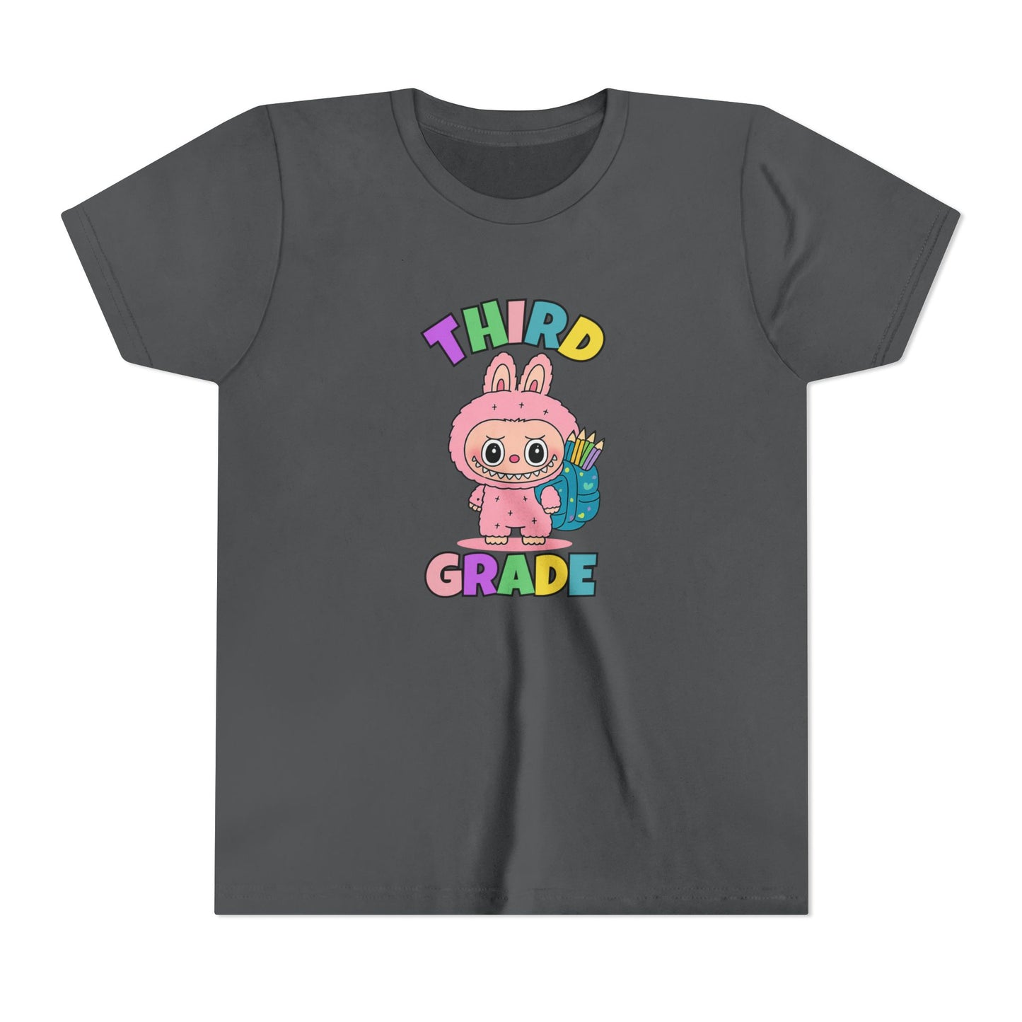 Personalized Back to School Shirt Labubu Grade Tee Birthday Gift Cute School T-shirt