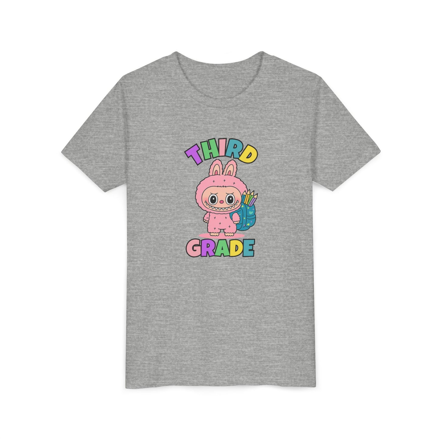 Personalized Back to School Shirt Labubu Grade Tee Birthday Gift Cute School T-shirt