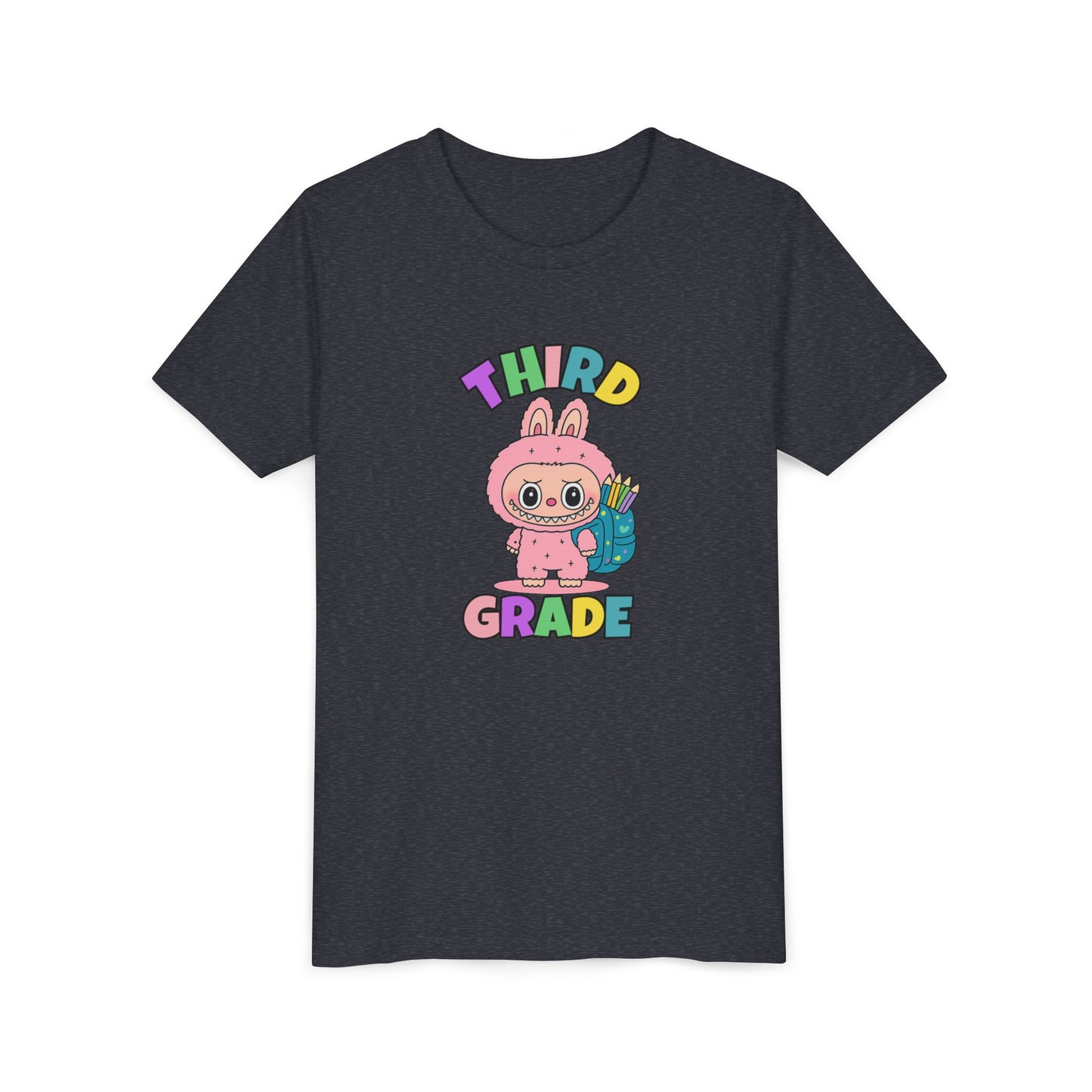 Personalized Back to School Shirt Labubu Grade Tee Birthday Gift Cute School T-shirt