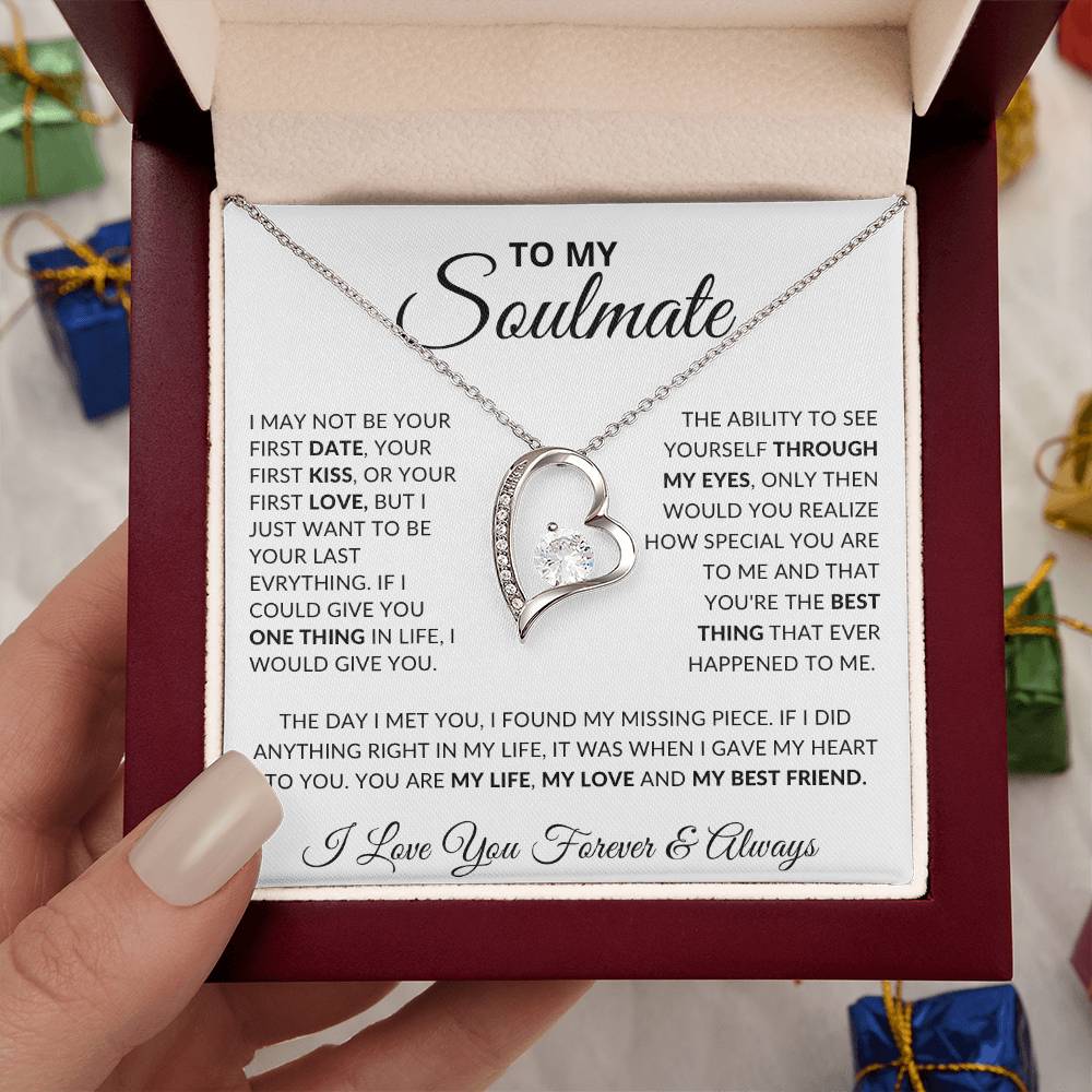 To My Soulmate- Forever Love Necklace