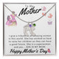 To My Mother Custom Baby Feet Necklace