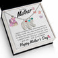 To My Mother Custom Baby Feet Necklace