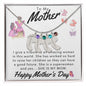 To My Mother Custom Baby Feet Necklace