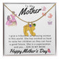 To My Mother Custom Baby Feet Necklace
