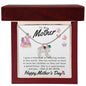 To My Mother Custom Baby Feet Necklace