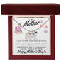 To My Mother Custom Baby Feet Necklace