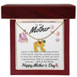 To My Mother Custom Baby Feet Necklace