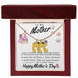 To My Mother Custom Baby Feet Necklace