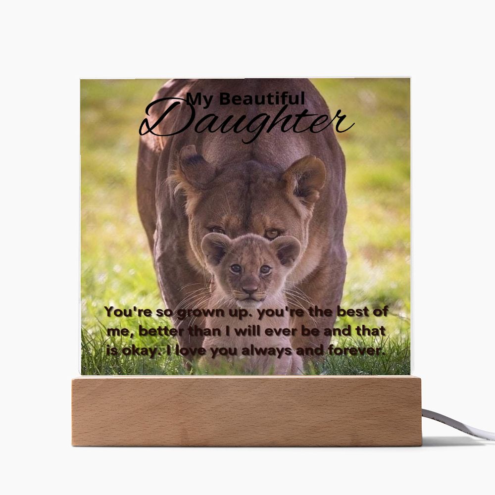 My Beautiful Daughter Acrylic Plaque