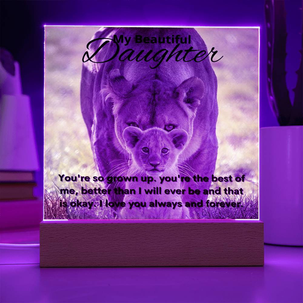 My Beautiful Daughter Acrylic Plaque