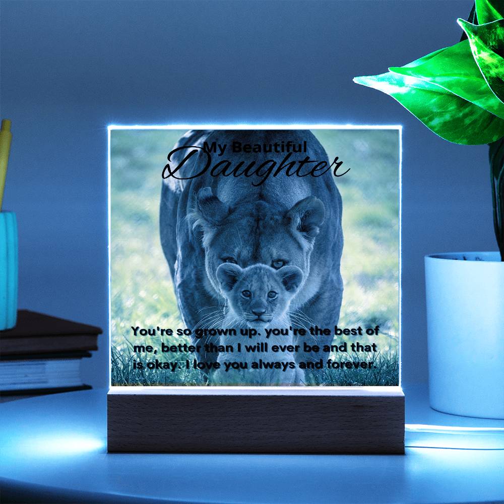 My Beautiful Daughter Acrylic Plaque