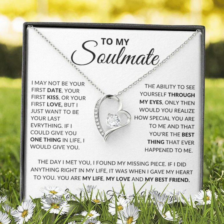To My Soulmate- Forever Love Necklace