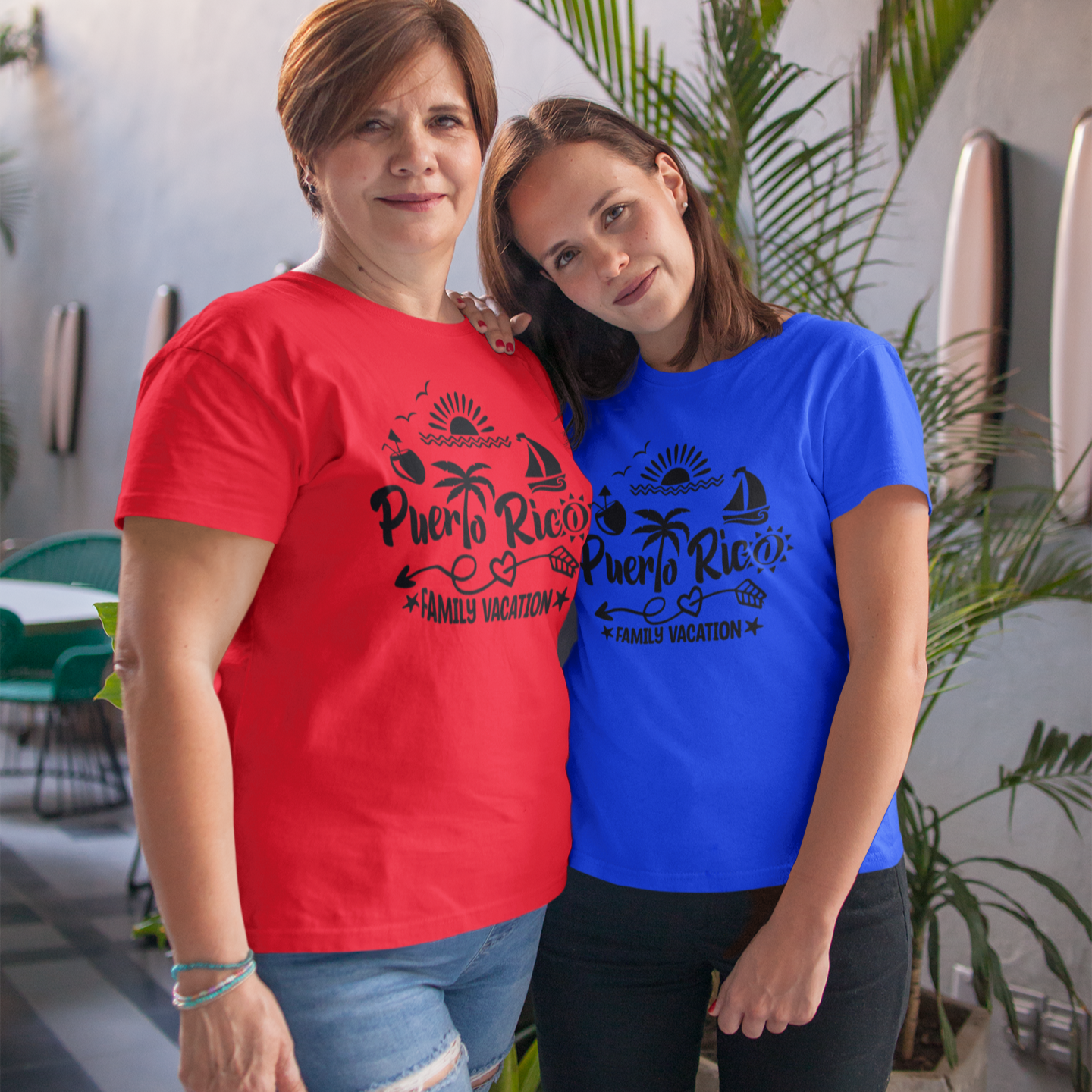 Custom Puerto Rico Family Vacation T-Shirt, 2025 Puerto Rican Vacation, Family Trip Shirt, Vacation Shirt, Family Matching, Family Reunion, Group Vacation Shirt