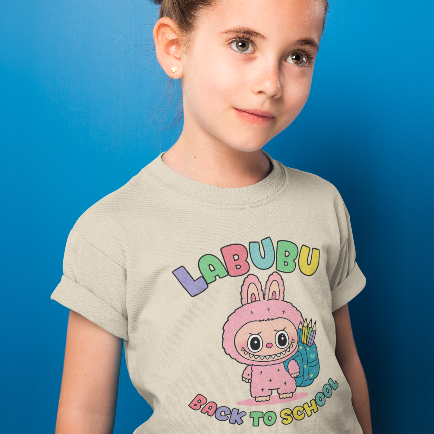 Labubu Back to School Shirt Gift for Daughter Birthday Gift School Spirit Tee