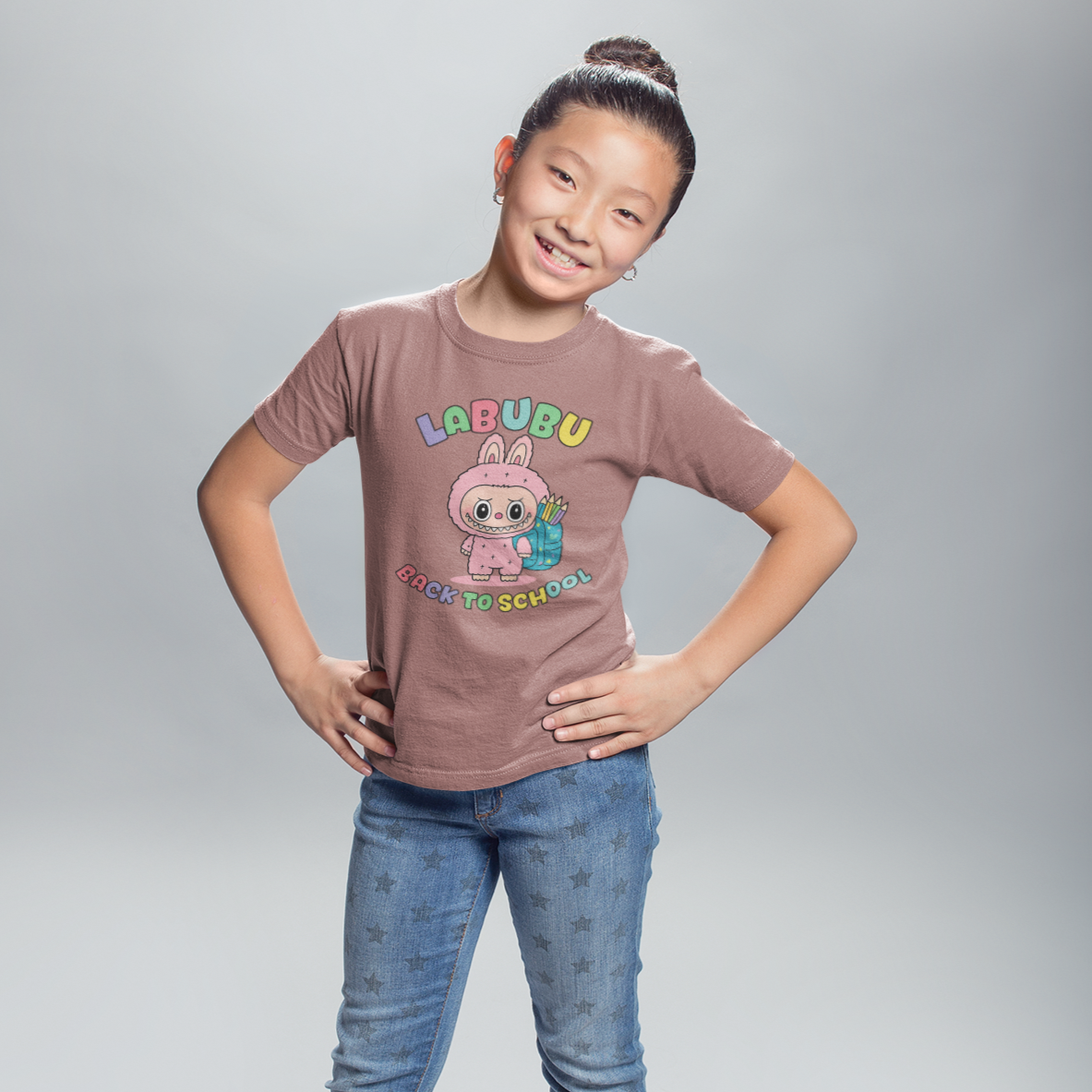 Labubu Back to School Shirt Gift for Daughter Birthday Gift School Spirit Tee