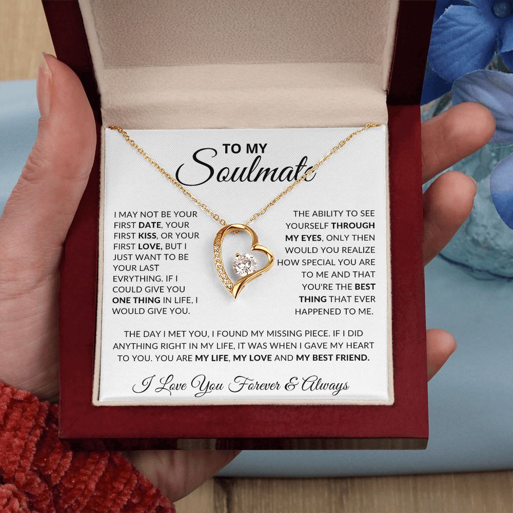 To My Soulmate- Forever Love Necklace