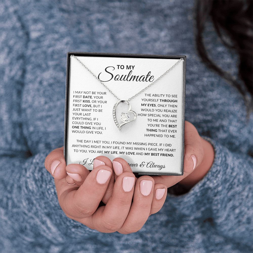 To My Soulmate- Forever Love Necklace